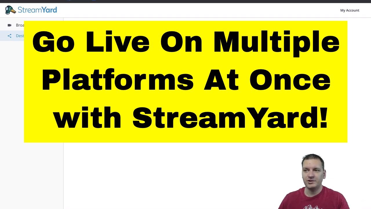 Stream on multiple platforms at once {StreamYard Review / Tutorial} | Mike Hobbs