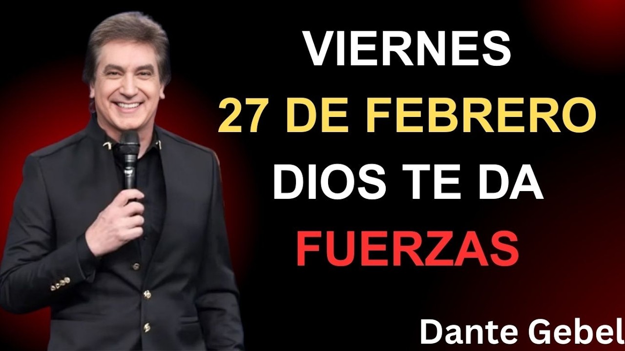 Cuando Estás Cansado y Sientes Que No Puedes Más | Dios Te Da Fuerzas – Dante Gebel 💪✨