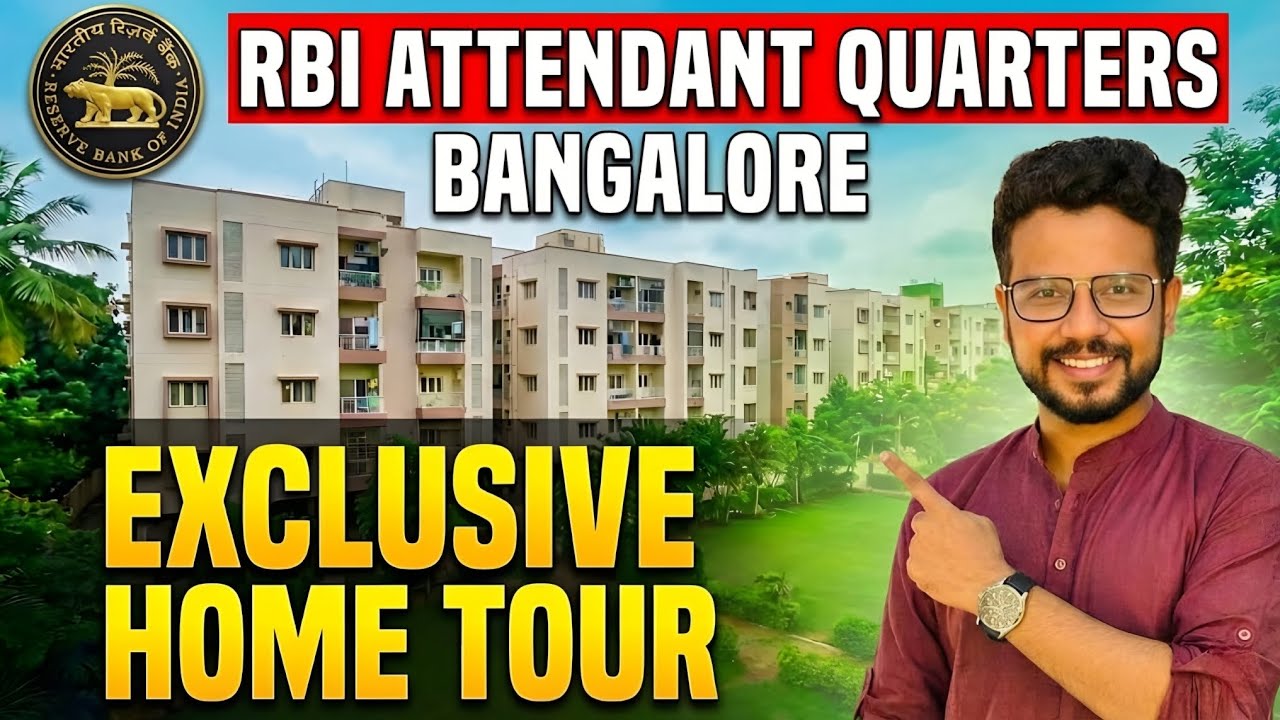 RBI ATTENDANT QUARTERS BANGALORE | An exclusive home tour 