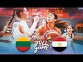 Lithuania v Egypt | Full Basketball Game | FIBA U19 Women's Basketball World Cup 2023 image