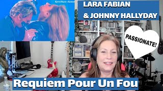 Lara Fabian & Johnny Hallyday  REQUIEM POR UN FUM | TSEL Lara Fabian Reaction