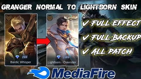 New Script skin normal To lightborn Granger full effect don