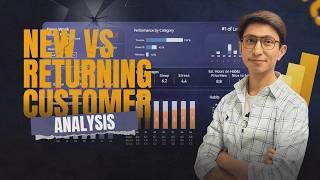 New vs. Returning Customer Analysis in Power BI using DAX Measures 🏦