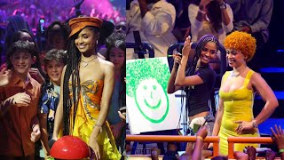 TYLA HOSTS KIDS CHOICE AWARDS 2025, TYLA & ICE SPICE, TYLA & KATSEYE