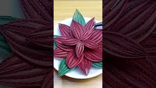 Quilling Christmas Poinsettia