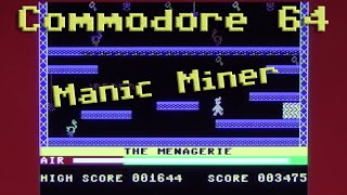 CC64 playing "Manic Miner" (1983). Game #039.