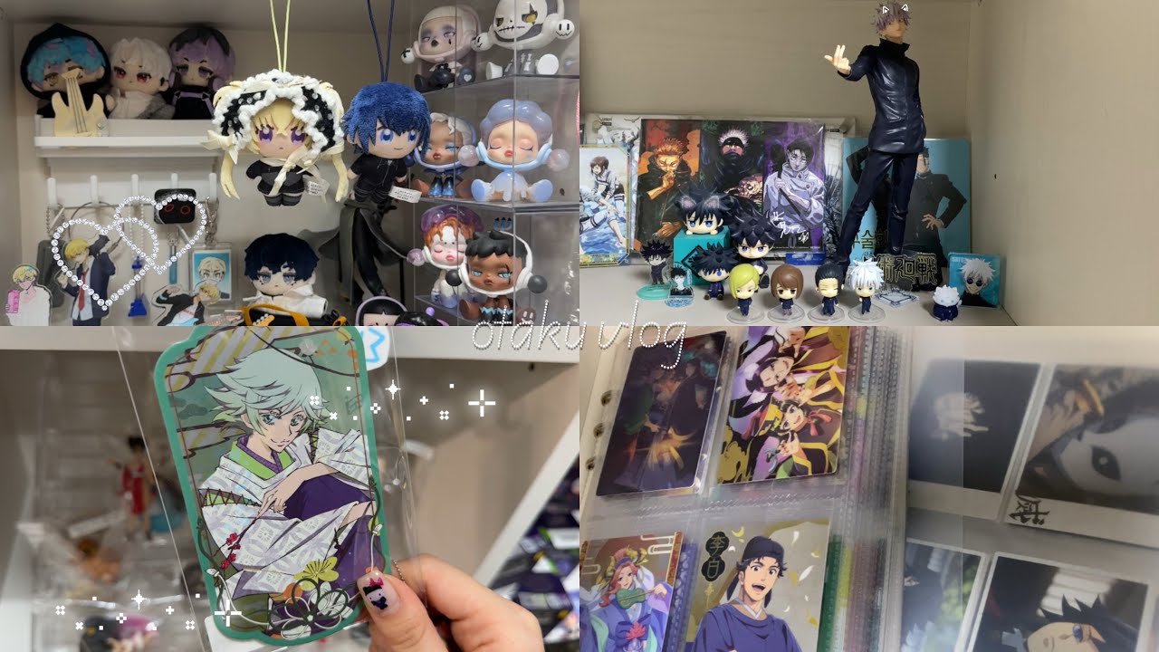 [오타쿠 브이로그] 굿즈 안사면 무슨낙으로 살아^^ • 오신령 • NANA • 히로아카 웨하스 • 주술회전 • 귀칼 오네무탄 🤍
