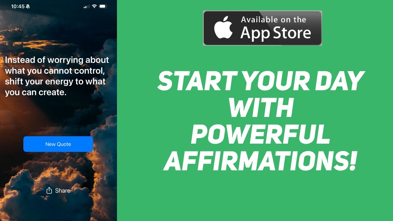 📱 Daily Affirmations App – Boost Positivity & Motivation Every Day! 🌟