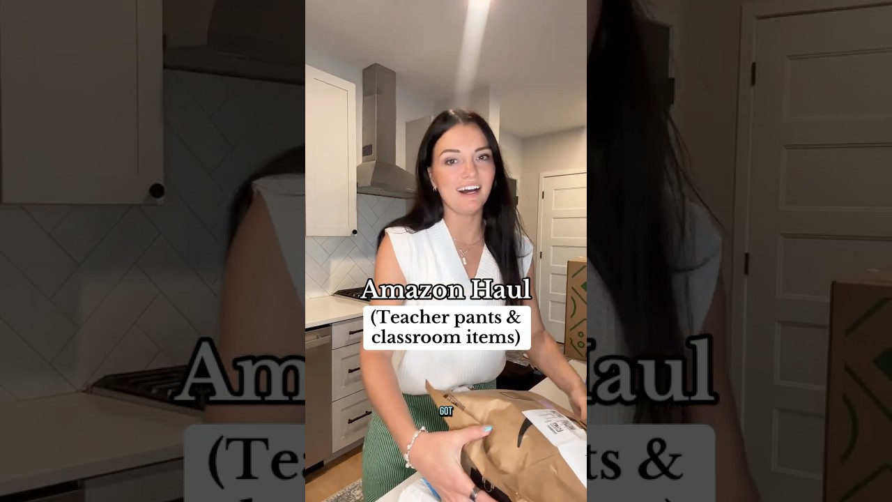Amazon Haul (teachers pants & classroom items) ✨ 