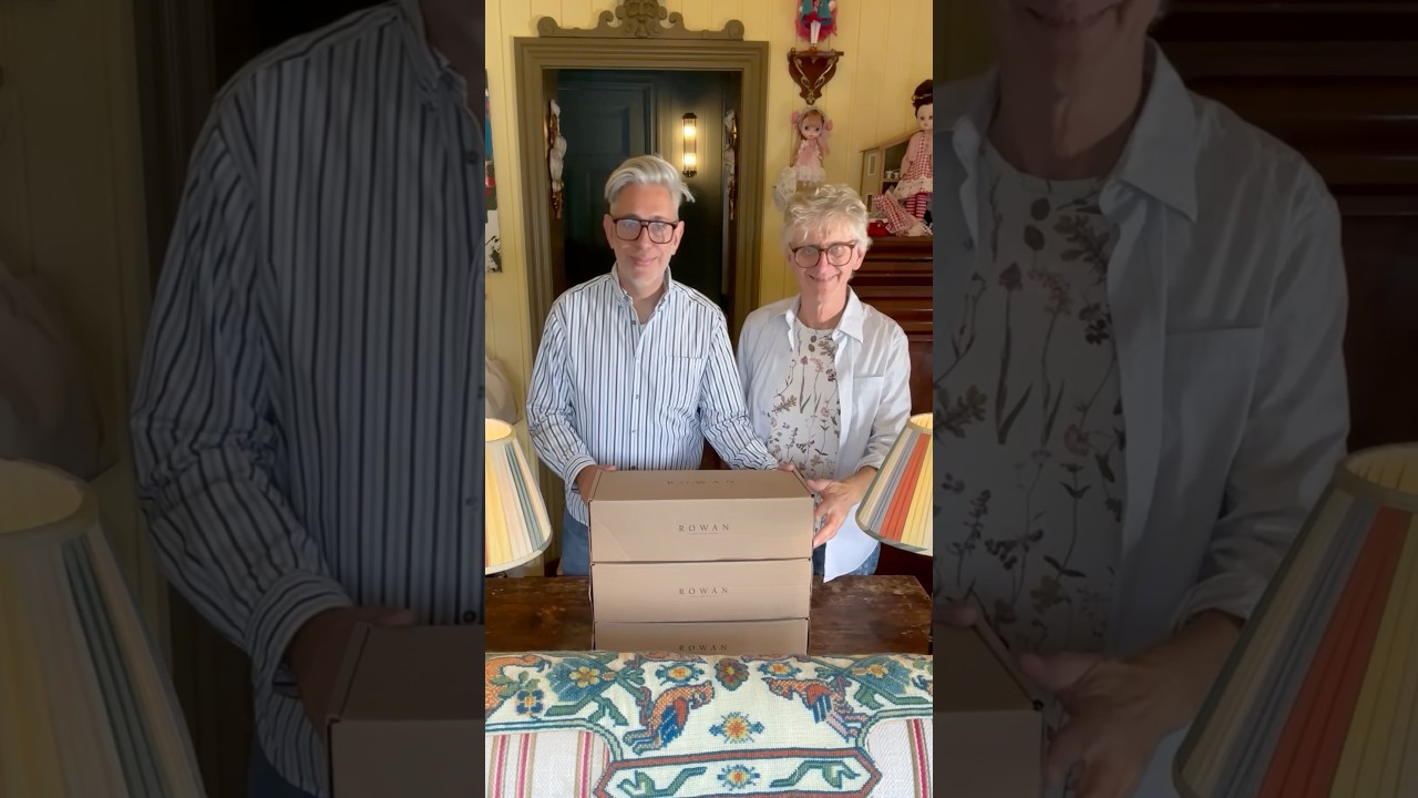 ✨ Christmas Came Early | Unboxing Yarn for our Festive Knit Along with ROWAN