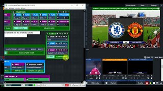 VMIX. Full FOOTBAL graphics with GT TITLE DESIGNER & VMIX Title Controller. UPDATED!