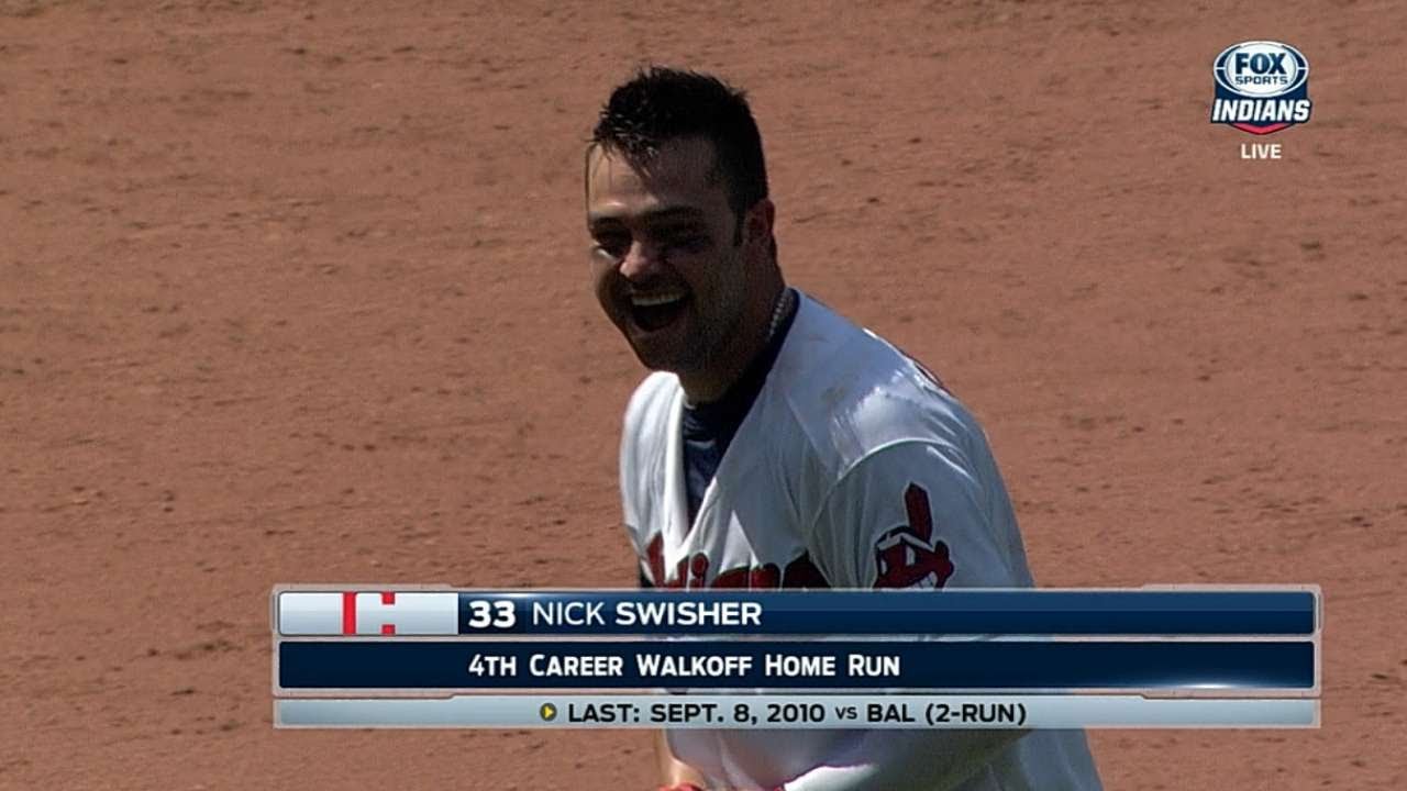 Former Cleveland Indians outfielder Nick Swisher announces retirement