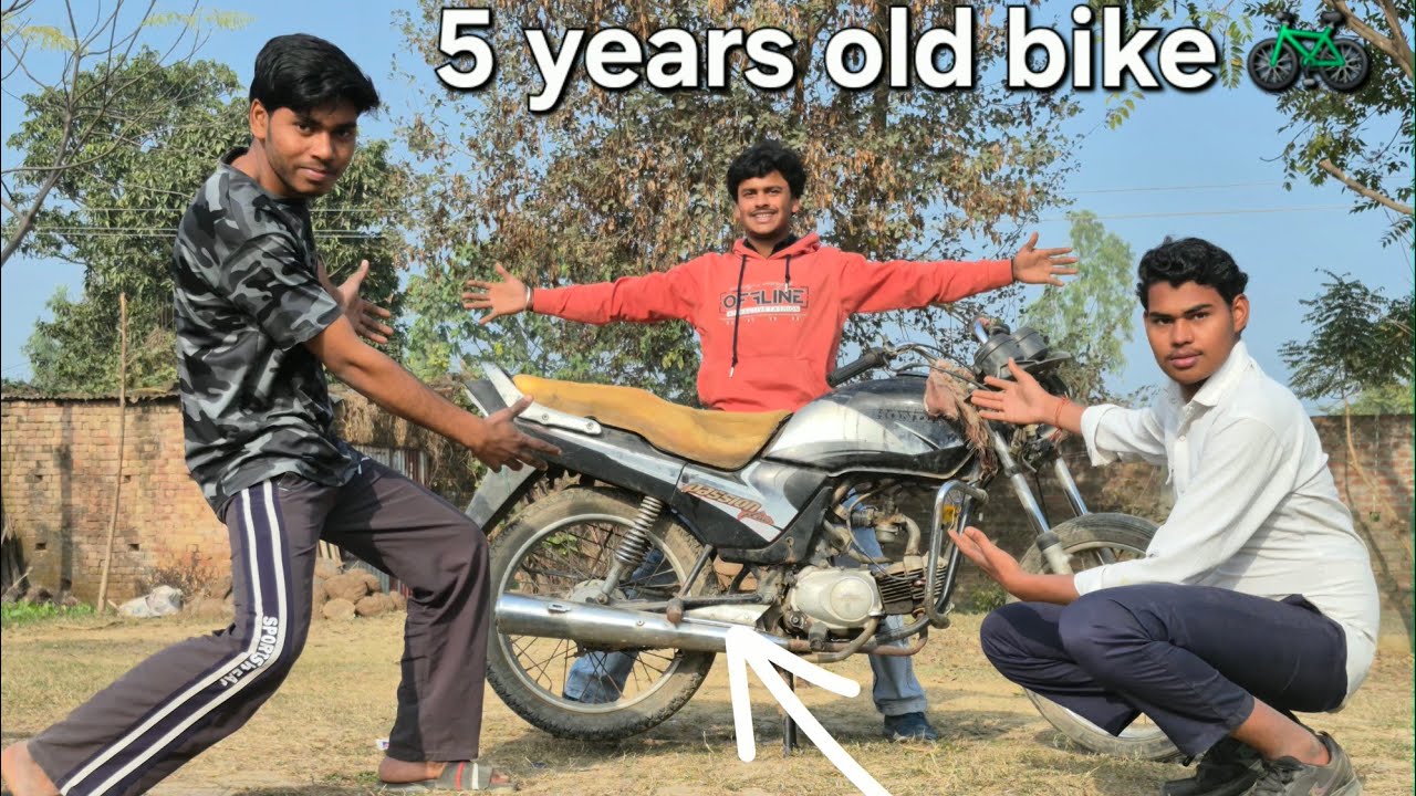 The 5-year-old bike was repaired || 5 साल पुरानी बाइक को सही किया 🏍️ 