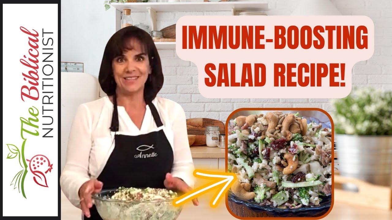 Immune-Boosting Broccoli Cauliflower Salad Recipe