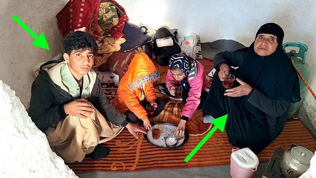 “Simple Life in the Cave | Grandma’s Tea, Hossein’s Work, and an Honest Word to Viewers”