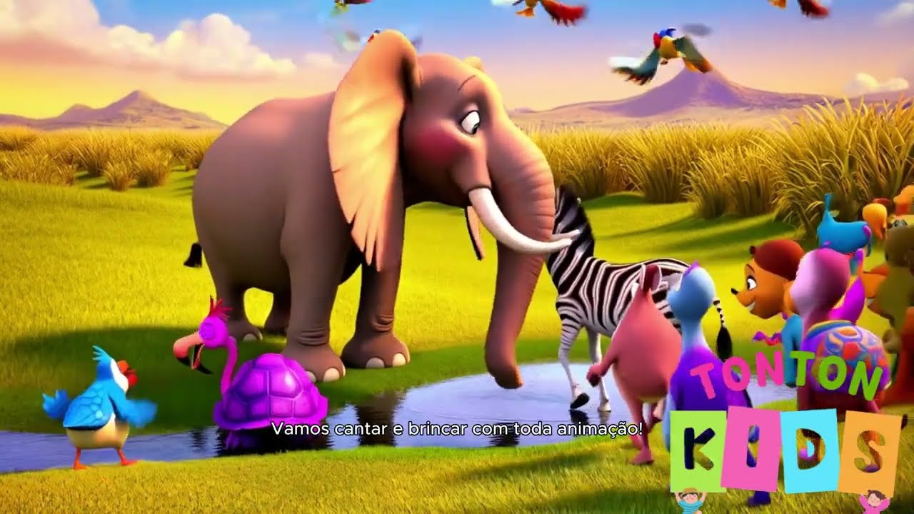 ANIMAIS | Desenho Musical Infantil | Tonton Kids