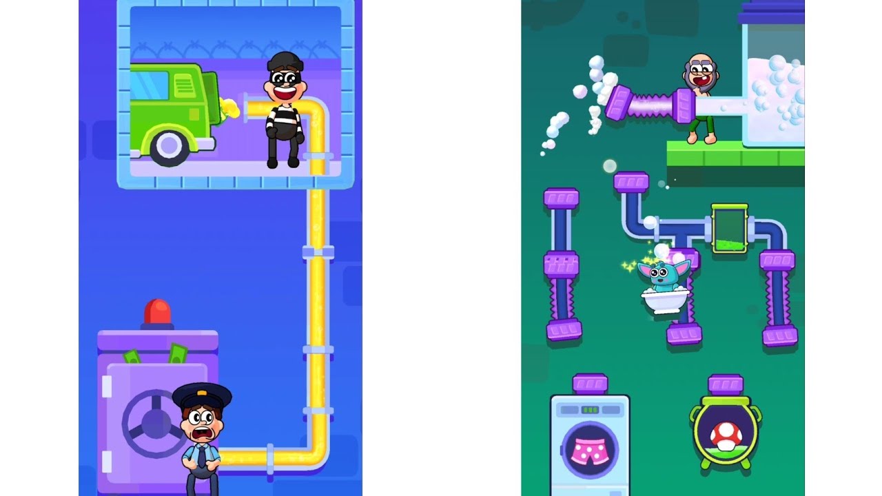 Flow Legends Pipe Games Level 204 - 210