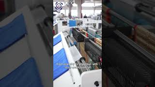 T-shirt bag Making Machine Running#plasticbagmakingmachine #machine #shoppingbagmachine