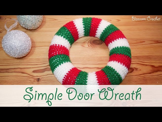 Christmas Series Ep 2: Crochet Hanging Door Wreath