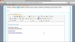 The HTML Editor