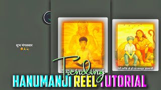 Viral Glowing Frame Reels Video Editing | Hanuman Ji Video Editing Alight Motion screenshot 5