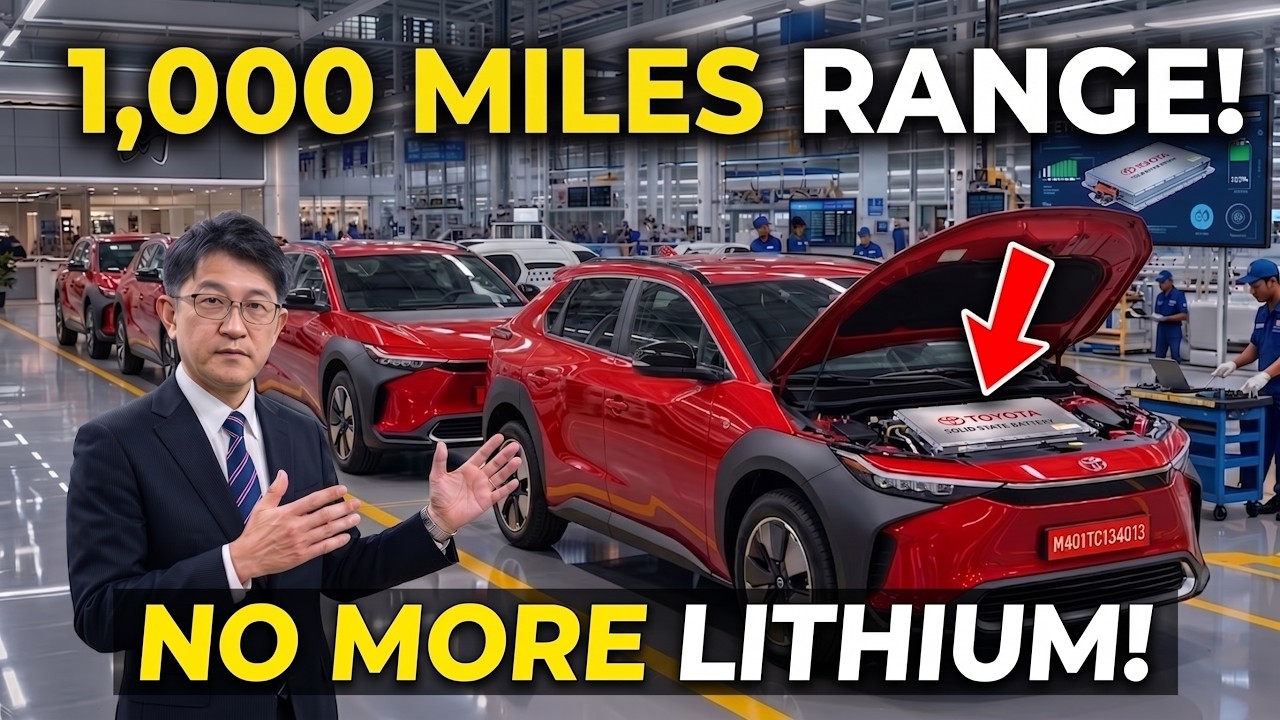 Obejrzyj CEO OF Toyota’s EXPOSES A New EV Solid-State Battery with 1000-Mile Range and 5-Minute Charge! w YouTube Obejrzyj CEO OF Toyota’s EXPOSES A New EV Solid-State Battery with 1000-Mile Range and 5-Minute Charge! w YouTube