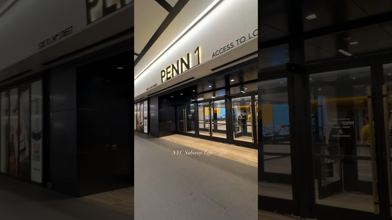 The New Penn 1 Entrance to Penn Station! 