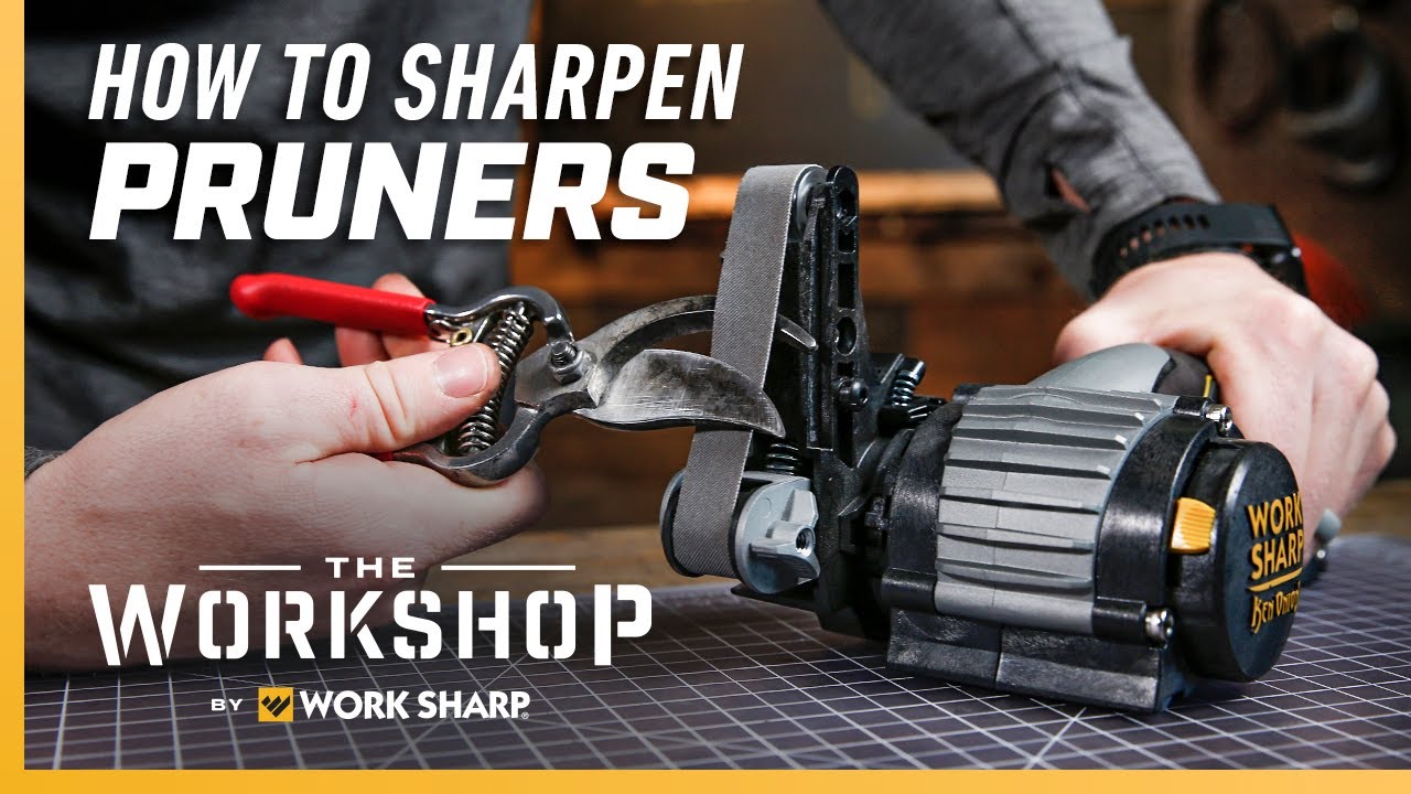 How to Sharpen Pruners YouTube