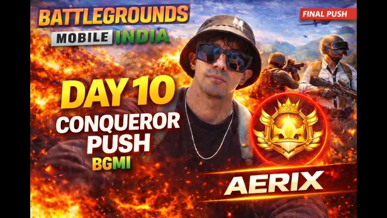 🔥 SOLO RANK PUSH – DAY 10 | Ace to Conqueror 💪.