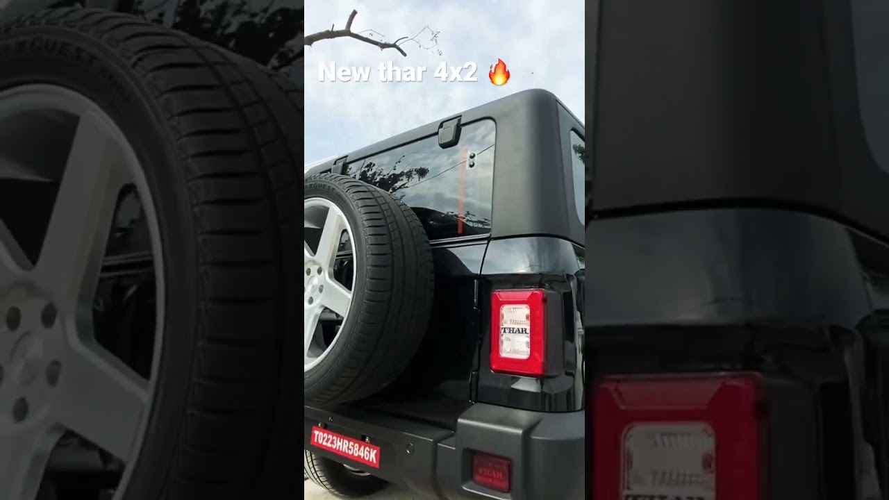 New thar 4x2 with 22inch alloy wheels @R.bhati5051 #viral #shorts #trending #viralshorts #cars #thar