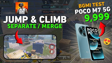 Bgmi Jump & Climb Setting Explained 🔥 Poco M7 5G Bgmi Gaming Review & Test