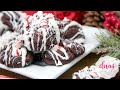 Brownie Chocolate Peppermint Cookies