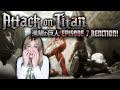 TITAN VS TITAN?! ATTACK ON TITAN! SEASON 1: EPISODE 7 REACTION!