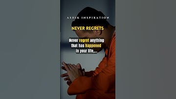 "No Regrets, Only Lessons Learned" #shorts #ashikinspiration #lessons #growth #moveon #regretfre