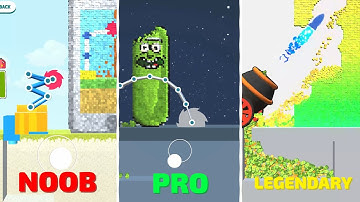 NOOB vs PRO vs LEGENDARY - Bucket Crusher