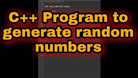 Write a C++ program to generate random numbers || #shorts #code #coding #coder #reels #programming