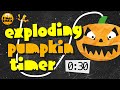 30 Second HALLOWEEN Pumpkin Bomb Timer 🎃💣 | Spooky Countdown with Explosive Ending in 4K!
