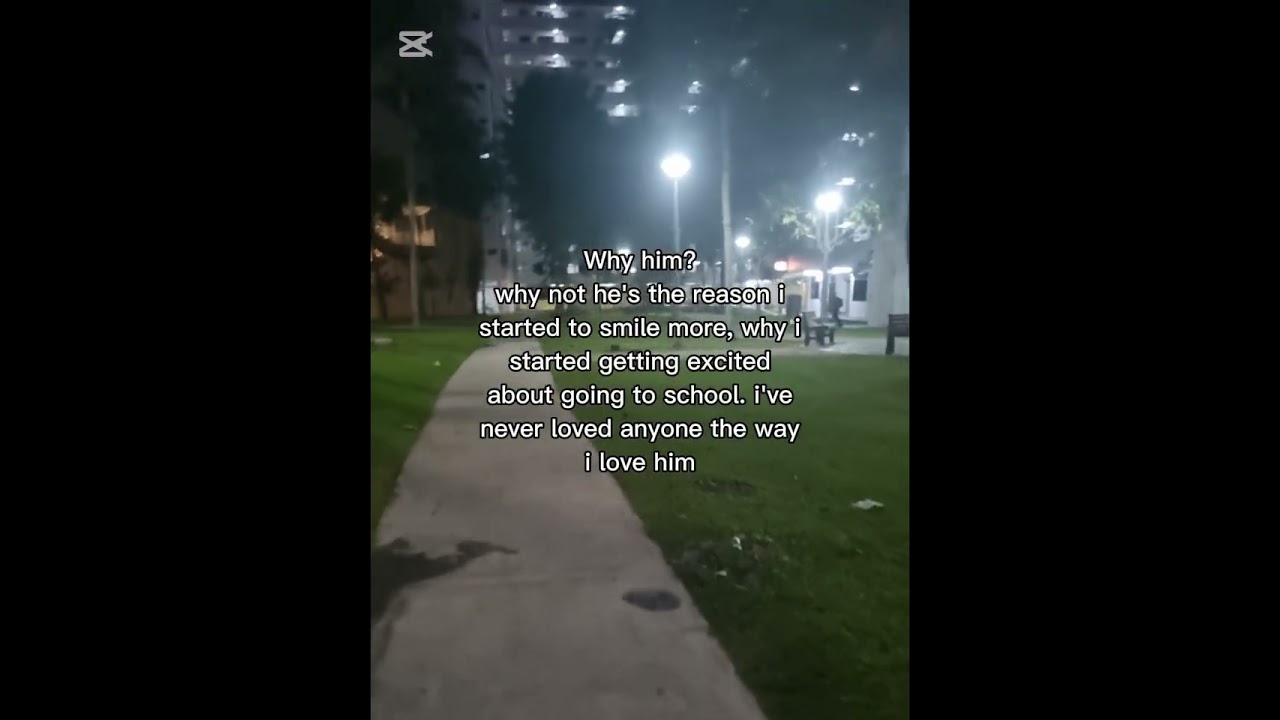 He's the reason i started to smile more 