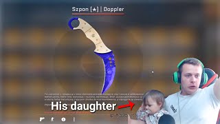2-Year-Old Unboxed A Sapphire Knife..