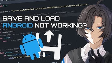 Saving and Loading on Android App not working? | GODOT 4.x