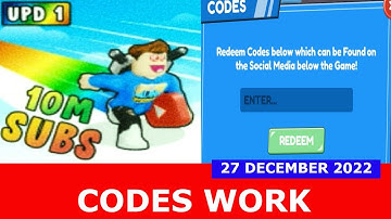 *NEW CODES* ProTube Race Clicker ROBLOX | December 27, 2022