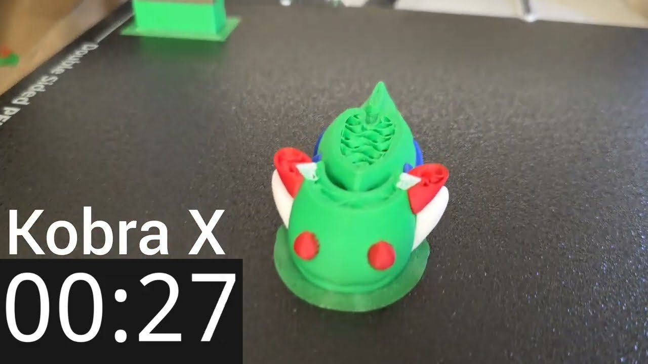 Anycubic Kobra X — количество отходов, время смены цвета и реальные результаты по сравнению с Kob...