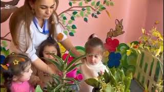 Payız Məşğələsi Orta Qrupun Uşaqları Masazır 4 Saylı Uşaq Bağcası