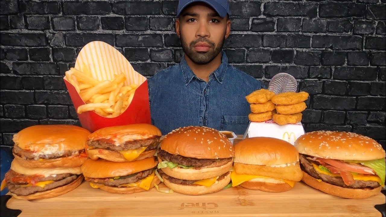 (ASMR) MCDONALD'S MUKBANG