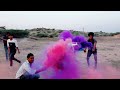 Drone + Colored Smoke = Fun Unlimited Coloerful Diwali