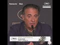 L'émotion palpable durant la conférence de DIAMOND grâce aux mots d'Andy Garcia.