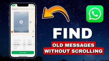 How to Find Old WhatsApp Messages (WITHOUT SCROLLING)
