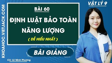 Định luật bảo toàn năng lượng - Bài 60 - Vật lí 9 - Cô Lê Minh Phương (DỄ HIỂU NHẤT)