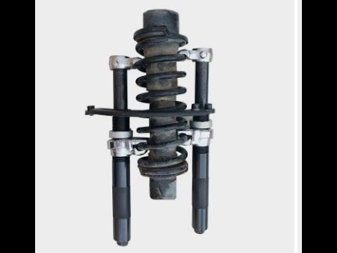 Puller for car springs. Absorber Spring Remover - YouTube
