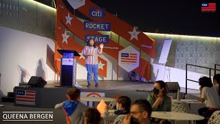 Queena Bergen At The Usa Pavilion